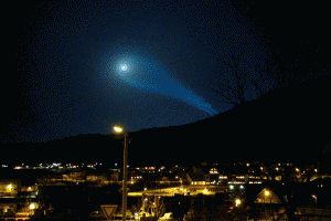 Una luz en el cielo